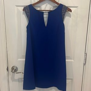 Aidan Matrix Blue Dress 2